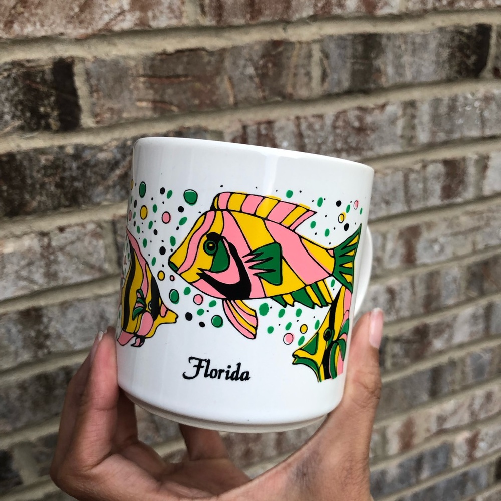 Colorful Fish Design Mug Florida
